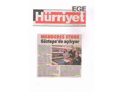 Menderes Store Göztepe'de açılıyor