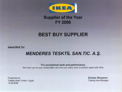 IKEA’dan 3. kez Yılın Üreticisi Ödülünü
