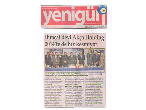 İhracat devi Akça Holding 2014'te de hız kesmiyor
